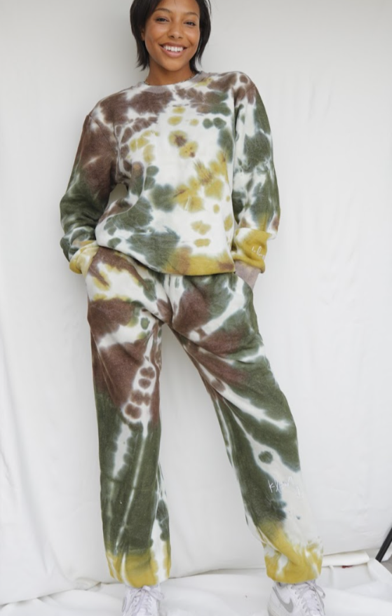 Forest Green Heavy duty Sweatpants KLEMTIEDYE