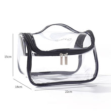 Load image into Gallery viewer, Transparent Travel Makeup Bag
